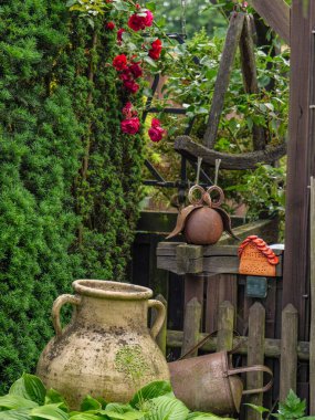 Bahçede yaz çiçekleri