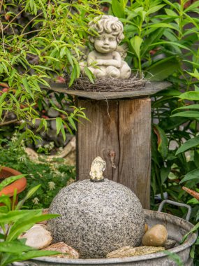 Bahçede yaz çiçekleri