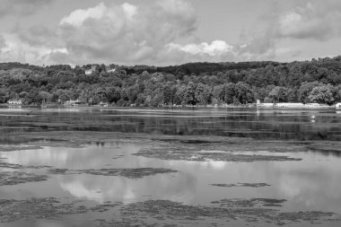 Lake baldeney near essen in germany clipart