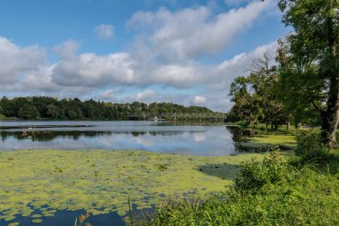 Lake baldeney near essen in germany clipart