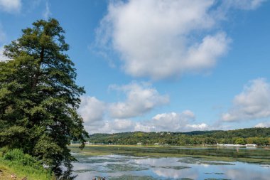 Lake baldeney near essen in germany clipart