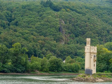 Almanya 'daki Ren Nehri' nde bingen