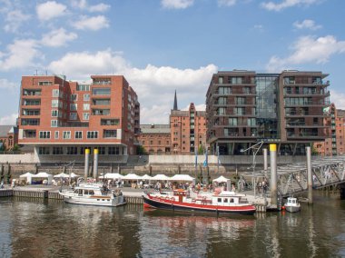 şehir ve Almanya'da hamburg Limanı