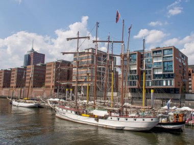 şehir ve Almanya'da hamburg Limanı