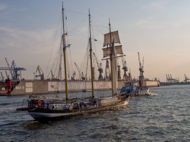 şehir ve Almanya'da hamburg Limanı