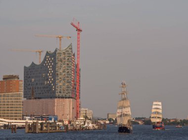 şehir ve Almanya'da hamburg Limanı