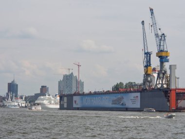 şehir ve Almanya'da hamburg Limanı