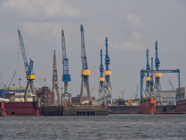 şehir ve Almanya'da hamburg Limanı