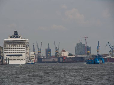 şehir ve Almanya'da hamburg Limanı