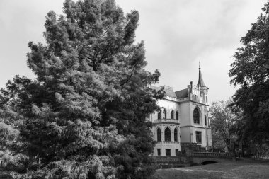 Almanya 'da, şehrine yakın eski bir kale.