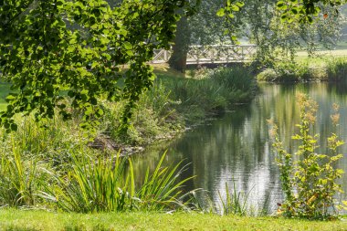Almanya 'da Leer City yakınlarında bir kale.