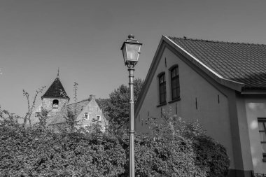 Kuzey Denizi 'ndeki Greetsiel köyü.