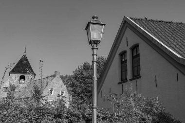 Kuzey Denizi 'ndeki Greetsiel köyü.