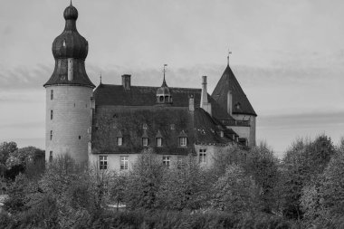 Alman Muensterland 'inde sonbahar zamanı