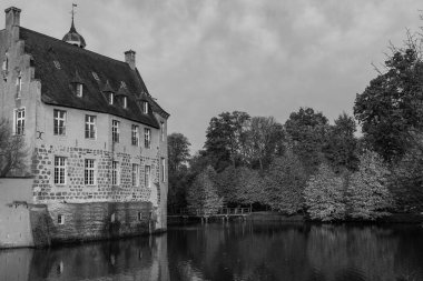 Alman Muensterland 'inde sonbahar zamanı