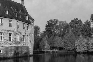 Alman Muensterland 'inde sonbahar zamanı