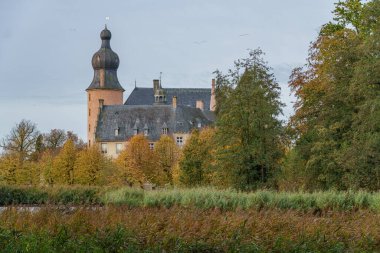 Alman Muensterland 'inde sonbahar zamanı