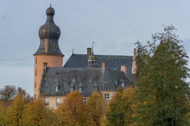 Alman Muensterland 'inde sonbahar zamanı