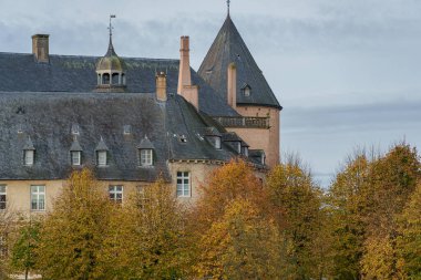 Alman Muensterland 'inde sonbahar zamanı