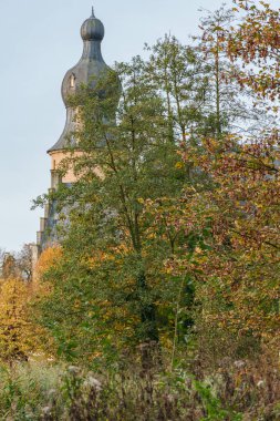 Alman Muensterland 'inde sonbahar zamanı