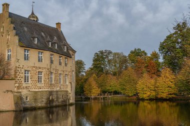 Alman Muensterland 'inde sonbahar zamanı