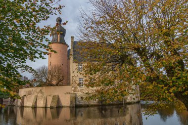 Alman Muensterland 'inde sonbahar zamanı