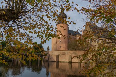 Alman Muensterland 'inde sonbahar zamanı
