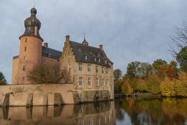 Alman Muensterland 'inde sonbahar zamanı