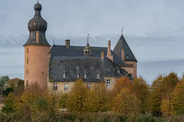 Alman Muensterland 'inde sonbahar zamanı