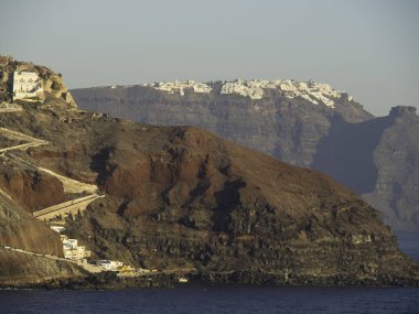 Yunanistan 'daki Santorini Adası