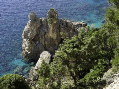 Yeşilli Korfu adası