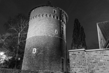 Borken şehrinde yılbaşı ışıkları