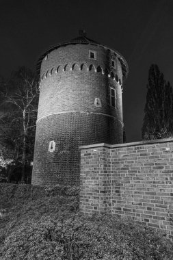 Borken şehrinde yılbaşı ışıkları