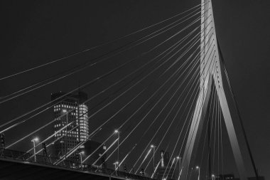 Geceleri Rotterdam şehri