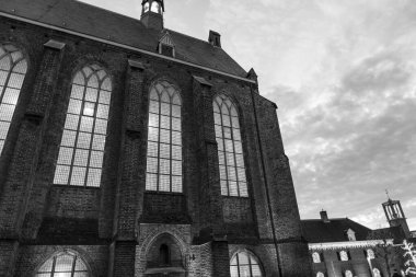 Nijmegen şehri Hollanda 'daki Wal Nehri' nde.