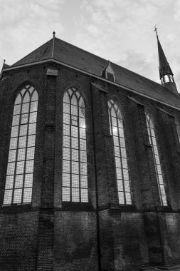 Nijmegen şehri Hollanda 'daki Wal Nehri' nde.