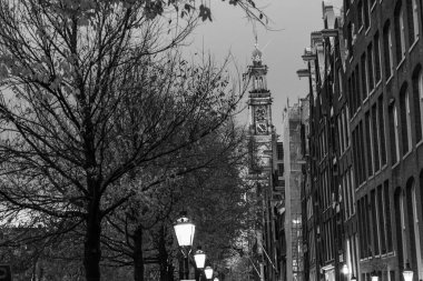 Hollanda 'daki Amsterdam şehri.
