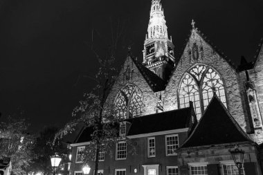 amsterdam şehir gece