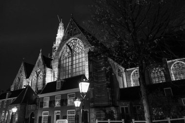 amsterdam şehir gece