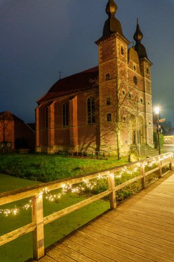 Raesfeld kalesinde Noel zamanı.