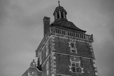 Westphalia 'daki Raesfeld Kalesi' nde Noel zamanı.