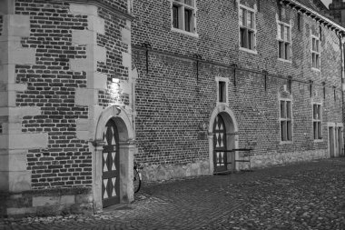 Westphalia 'daki Raesfeld Kalesi' nde Noel zamanı.