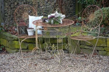 Alman Muensterland 'inde kış mevsimi