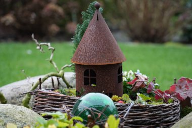 Alman Muensterland 'inde kış mevsimi