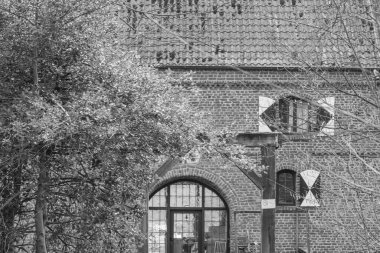 Bahar zamanı Barlo 'da Bocholt yakınlarındaki Westphalia' da