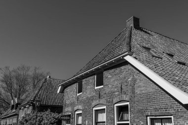 Bahar zamanı Hollanda 'nın Bredevoort kenti