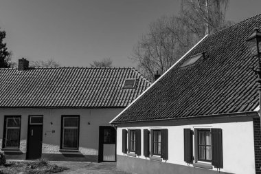 Bahar zamanı Hollanda 'nın Bredevoort kenti