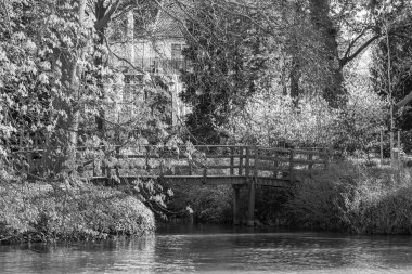 Bahar zamanı Hollanda 'nın Bredevoort kenti