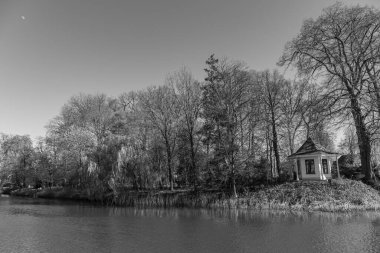 Bahar zamanı Hollanda 'nın Bredevoort kenti