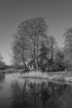 Bahar zamanı Hollanda 'nın Bredevoort kenti